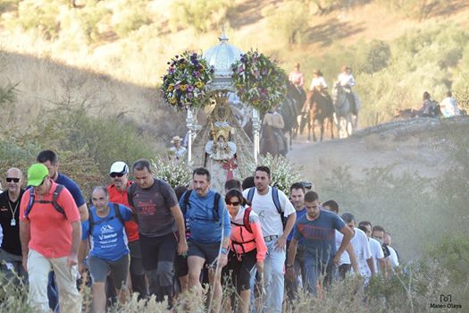 fotografías de la «Subida» de la Virgen de la Sierra. 2016.